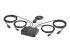 StarTech.com 2-Port USB-C Cable KVM Switch, 4K 60Hz DisplayPort Output, Compact KVM with 4ft/1.2m USB Type-C/Audio Integrated Cables, Bus Powered - Right-angle