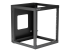 StarTech.com 12U Hinged Open Frame Wall Mount Server Rack - Left-angle