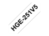 Brother HGE-251V5 - Black on white - Front
