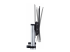 StarTech.com Rolling TV Cart/Stand On Wheels, Up to 100inch/220lb Screens - Left side