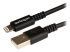 StarTech.com 3m (10ft) Long Black Apple® 8-pin Lightning Connector to USB Cable for iPhone / iPod / iPad - Left-angle