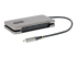 StarTech.com 4-Port USB-C Hub, 4x USB-C Ports, USB 3.1 10Gbps, Portable USB C Hub with 100W Power Delivery Pass-Through, Portable USB Type C Hub w/ 9.8in (25cm) Wrap-Around Cable - Left-angle