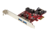 StarTech.com 4 Port PCI Express USB 3.0 Card - Left-angle