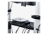 StarTech.com Rolling TV Cart/Stand On Wheels, Up to 100inch/220lb Screens - Close up