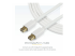 StarTech.com 1m 3ft White Mini DisplayPort 1.2 Cable M/M - Right-angle
