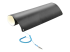 StarTech.com 23x47in Anti Static Mat, ESD Mat for Electronics Repair, Anti Static Desk Mat w/Detachable Grounding Wire, ANSI/ESD S 4.1 Compliant, Flexible Thermoplastic Work Mat/Pad - Back
