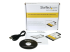 StarTech.com 2 Port Flush Mount ExpressCard 54mm SuperSpeed USB 3.0 Card Adapter with UASP - Multi-angle