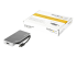 StarTech.com USB C Multiport Video Adapter with HDMI, VGA, Mini DisplayPort or DVI, USB Type C Monitor Adapter to HDMI 2.0 or mDP 1.2 (4K 60Hz), VGA or DVI (1080p), Space Gray Aluminum - Left-angle
