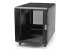 StarTech.com 15U 19" Server Rack Cabinet, 4 Post Adjustable Depth (6-32") Locking Knock Down Network/Computer Equipment Enclosure, Mobile with Glass Door & Casters, HP ProLiant ThinkServer - Right-angle