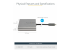 StarTech.com USB C to 4 HDMI Adapter, External Video & Graphics Card, USB Type-C to Quad HDMI Monitor Display Adapter Dongle, 1080p 60Hz, Video Converter, Supports Windows - Right side