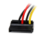 StarTech.com 6in 4 Pin LP4 to Left Angle SATA Power Cable Adapter - Close up