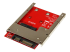 StarTech.com mSATA SSD to 2.5in SATA Adapter Converter - Left-angle