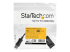 StarTech.com DisplayPort to HDMI Adapter, 4K 60Hz HDR10 Active DisplayPort 1.4 to HDMI 2.0b Video Converter, 4K DP to HDMI Adapter Dongle for Monitor/Display/TV, Latching DP Connector - Front