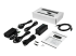 StarTech.com 7 Port USB Hub with Power Adapter, Surge Protection, Metal Industrial USB 3.0 Data Transfer Hub, Din Rail, Wall or Desk Mountable, High Speed USB 3.1/USB 3.2 Gen 1 5Gbps Hub - Right-angle