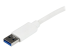 StarTech.com USB 3.0 to Gigabit Ethernet Adapter NIC w/ USB Port (White) - Close up