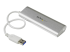 StarTech.com 4 Port Portable USB 3.0 Hub with Built-in Cable - Right-angle