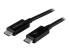 StarTech.com 2m (6.6ft) Thunderbolt 3 Cable, 20Gbps, 100W PD, 4K Video, Thunderbolt-Certified, Compatible w/ TB4/USB 3.2/DisplayPort - Right-angle