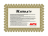 APC Extended Warranty - Front