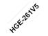 Brother HGE-261V5 - Black on white - Left-angle