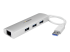 StarTech.com 3-Port USB 3.0 Hub with Gigabit Ethernet - Back
