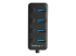 StarTech.com 4 Port USB 3.0 Hub, USB-A to 4x USB 3.0 Type-A with Individual On/Off Port Switches, SuperSpeed 5Gbps USB 3.1/USB 3.2 Gen 1, USB Bus Powered, Portable, 9.8" Attached Cable - Close up