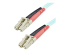 StarTech.com 1m (3ft) LC/UPC to LC/UPC OM3 Multimode Fiber Optic Cable, Full Duplex 50/125Âµm Zipcord Fiber Cable, 100G Networks, LOMMF/VCSEL, <0.3dB Low Insertion Loss - Right-angle