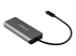 StarTech.com 4 Port USB C Hub w/ 2x USB A & 2x USB C, SuperSpeed 10Gbps USB Type-C 3.1/3.2 Gen 2 Hub, USB Bus Powered, Portable USB-C to USB Adapter Hub, Aluminum, 9.8" (25cm) Cable - Left-angle