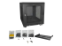 StarTech.com 12U Server Rack Cabinet, 4-Post Adjustable Depth (2" to 30")Network Equipment Rack Enclosure w/Casters/Cable Management/Shelf/Locking, Dell PowerEdge, HP ProLiant, ThinkServer - Left-angle