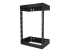 StarTech.com 15U 19" Wall Mount Network Rack, Adjustable Depth 12-20" 2 Post Open Frame Server Room Rack for AV/Data/ IT Communication/Computer Equipment/Switch with Cage Nuts & Screws - Right-angle