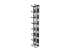 APC - Rack cable management panel - Right-angle