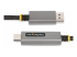 StarTech.com 6ft (2m) DisplayPort to HDMI Adapter Cable, 8K 60Hz, 4K 144Hz, HDR10, DP 1.4 to HDMI 2.1 Active Video Converter, DisplayPort Desktop to HDMI Monitor, M/M - Multi-angle