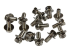 StarTech.com 4-Piece Caster Kit for Open Frame Rack - Multi-angle