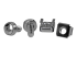 StarTech.com M6 Screws and Cage Nuts - Front