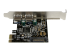 StarTech.com 2 Port PCI Express USB 3.0 Controller Card w/ SATA Power - Right-angle
