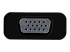 StarTech.com USB C to VGA Adapter with Power Delivery, 1080p USB Type-C to VGA Monitor Video Converter with Charging, 60W PD Pass-Through, Thunderbolt 3 Compatible Projector Adapter, Black - Left side
