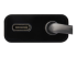 StarTech.com USB C to VGA Adapter with Power Delivery, 1080p USB Type-C to VGA Monitor Video Converter with Charging, 60W PD Pass-Through, Thunderbolt 3 Compatible Projector Adapter, Black - Right side