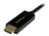 StarTech.com 6.5 ft / 2m DisplayPort to HDMI converter cable - Close up