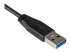 StarTech.com 0.5m 20in Slim Micro USB 3.0 Cable M/M - Close up