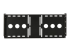 StarTech.com 4U Universal VESA LCD Monitor Mounting Bracket for 19-inch Rack or Cabinet - Back