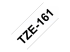 Brother TZe-161 - Black on clear - Close up