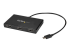 StarTech.com 3-Port Multi Monitor Adapter, USB-C to 3x HDMI Video Splitter, USB Type-C DP 1.2 Alt Mode to HDMI MST Hub, Dual 4K 30Hz or Triple 1080p, Thunderbolt 3 Compatible, Windows Only - Right-angle