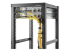 StarTech.com 1U Vertical 1.8 x 3.9in Server Rack Cable Management D-Ring Hook w/ Flexible Opening - Right-angle