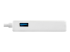 StarTech.com USB 3.0 to Gigabit Ethernet Adapter NIC w/ USB Port (White) - Top