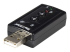 StarTech.com Virtual 7.1 USB Stereo Audio Adapter External Sound Card - Back