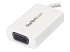 StarTech.com USB C to VGA Adapter with Power Delivery, 1080p USB Type-C to VGA Monitor Video Converter with Charging, 60W PD Pass-Through, Thunderbolt 3 Compatible Projector Adapter, White - 