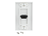 StarTech.com Single Outlet Female HDMI Wall Plate White - Back