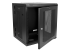 StarTech.com 12U 19" Wall Mount Network Cabinet, 20" Deep 4 Post Hinged Locking IT Computer Equipment Enclosure with Shelf, Flexible Vented Switch Depth Data Rack Cisco 3850, 2960 Series - Left-angle