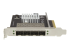 StarTech.com Quad Port 10G SFP+ Network Card, Intel XL710 Open SFP+ Converged Adapter, PCIe 10 Gigabit Ethernet Server NIC, 10GbE Fiber Optic LAN Card Dell PowerEdge HPE ProLiant, NIC Card - Left side