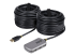 StarTech.com USB Extender Hub, 24m USB 2.0 Extension Cable with 4-Port USB Hub, Active/Bus Powered USB Repeater Cable, Optional 10W Power Supply Included - Right-angle