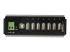 StarTech.com 7 Port USB 2.0 Hub, Metal Industrial USB-A Hub (7x USB-A) with ESD & Surge Protection, Extended Operating Temp -40 to 185°F, Din Rail/Wall/Desk Mountable, USB Expander, Rugged - Front